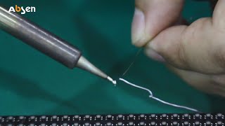 How to use flying wire to repair pixels _Absen LED