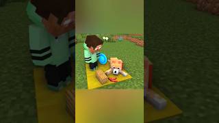 Dog And Zombie's Love -#minecraft #shortvideo #viral #animation #gaming