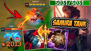 MEGA SAMIRA TANK MID COM 5 MIL DE VIDA É IMORTAL !! - LEAGUE OF LEGENDS