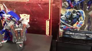 Takara Calibur Optimus Prime Megatron MPM-3 Masterpiece Bumblebee Tokyo Toy Show Transformers TLK