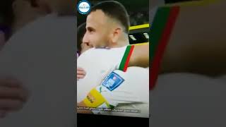 بكاء أشرف حكيمي لتأهل المنتخب المغربي