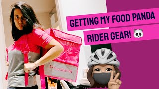 I'm picking up my Foodpanda cyclist rider gear! // Food Delivery Vlogs #DeliveredbyBernie