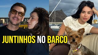 BRUNA GOMES E BERNARDO SOUSA APROVEITAM AS FÉRIAS PASSEANDO NO BARCO!