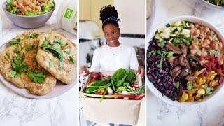 Une Journée Dans Mon Assiette Plantbased 🍠 + Recette Naans Vegans 🥙