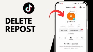 How to Delete Repost On TikTok !