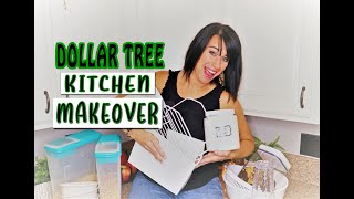 ✔ DIY DOLLAR TREE Kitchen Cabinet Makeover // ORGANIZE WITH ME ✔