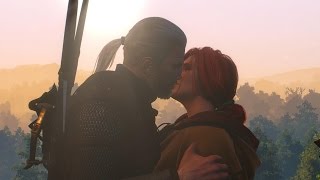 The Witcher 3  Triss Romance Full All Scenes Completo HD Español