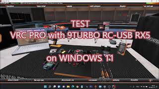 Test VRC Pro with RC-USB RX5 on Windows 11