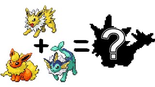 Pokemon Fusion Sprite Request #114: Vaporeon x Jolteon x Flareon Kanto Eeveelution