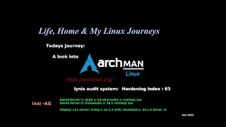 ArchMan Linux Installed Natively With Some Statistics About Archman & What I Saw While Here