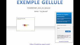 Exemple de création animation gellule sur Powerpoint 2010