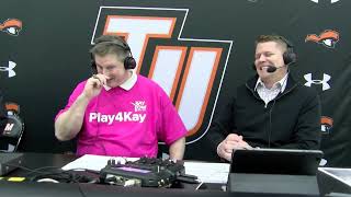 Brian Stayton Postgame Interview with Women's Basketball Head Coach Roger Hodge