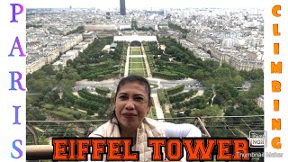 EIFFEL TOWER PARIS CLIMBING