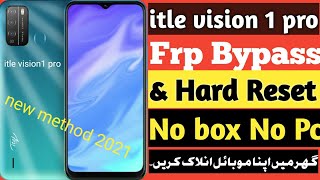 itle vision1 pro hard reset & frp bypass No pc No box||all itle hard reset and Google account bypass