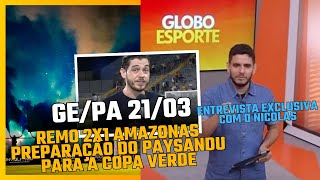 GLOBOESPORTE PA COMPLETO 21/03/2024