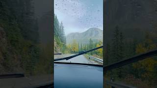 Mountain drive in the rain 🇨🇦 #canada #rainsounds #mountaindrive #raindrive