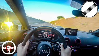 AUDI RS3 (8V) NO OPF AUTOBAHN POV RUN - Pure 5 Zylinder Sounds -