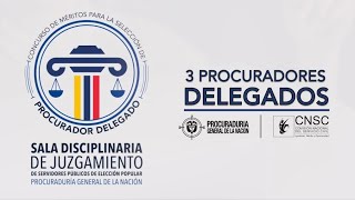 Recomendaciones: Concurso para la selección procurador delegado Procuraduría General de la Nación