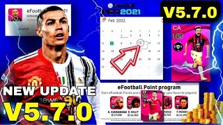 Upcoming Thursday New Changes in New Update V5.7.0 Pes 2021 Mobile || New Iconic Players Added Pes