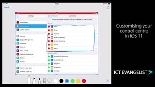 Customising your control centre
