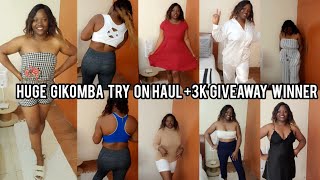 HUGE GIKOMBA TRY ON HAUL::3K GIVEAWAY WINNER+LOUNGE WEAR,DRESSES,TROUSERS FOR 30 BOB