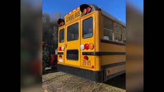 Washing my Disgusting School Bus