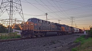 CSX 5327 "Maryland Western Emblem" leads M353 south through Sharonville Ohio!