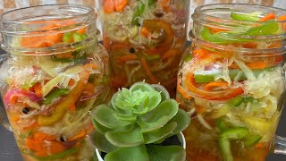 HOMEMADE ATCHARA / PAANO GUMAWA NG ATSARA / PAPAYA PICKLES