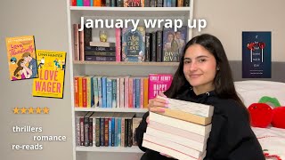 all the books I read in January | wrap up