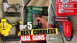 Best Cordless Nail Guns (Top 5 Picks) - to Boost Project Efficiency