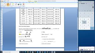 Square Roots and Non Perfect Squares