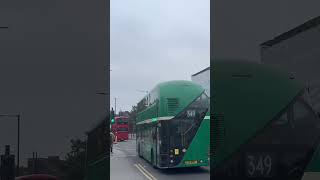 Arriva LTZ1002(LT2/GREEN) on the 349 departing towards Stamford Hill