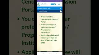 Centralised Admission portal App #short #shorts #admissionportal