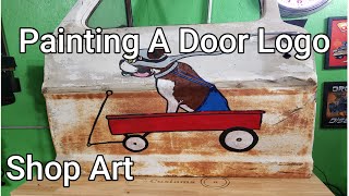 Painting A Truck Door Logo