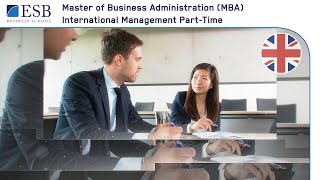 MBA International Management Part-Time at ESB Business School