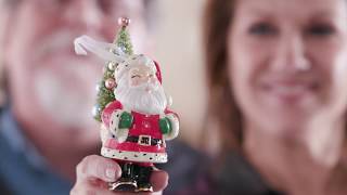 Artist Insights | Nostalgic Santa Porcelain Ornament