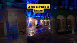 ASI ES LA HERMOZA PUEBLA DE NOCHE! #shortvideo #puebla #mexico #short #music mus