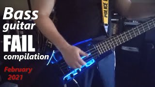 Bass guitar FAIL compilation February 2021 | RockStar FAIL