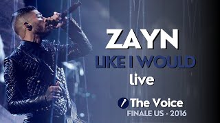 LIVE — Zayn: Like I Would • The Voice Finale 2016 [Legendado PT/BR]