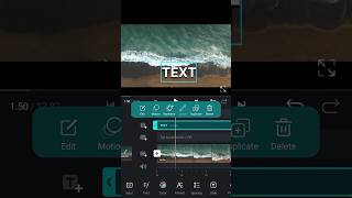 😇😇 Sea waves Text Reveal in VN video Editor Tutorial        #shorts #ytshorts #viralshorts