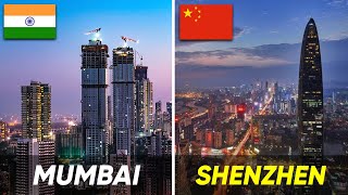 Mumbai vs Shenzhen City Comparison | India vs China | Compare The City