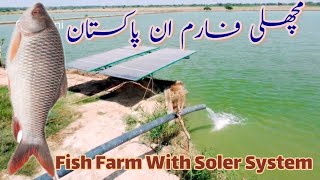 Fish Farming With Soler System in Pakistan || Machli Ka Farm in pakistan view 2022