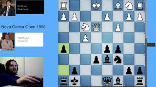 [CHESS] Alekhine's Defence (Krejkcik Gambit 2. Bc4) | Vuckovic - Golubovic 1998