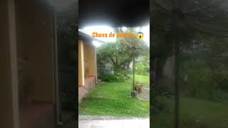 Chuva de granizo em Rio Negrinho.. #shorts #viral #weather #tempo