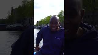 Serenading on an Amsterdam Canal Cruise