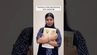 Teachers while distributing test copies 👩‍🏫 | Anjali Sinha