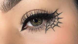 IDEA DE MAQUILLAJE SENCILLO PARA HALLOWEEN 🎃 🕷️🕸️