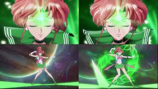 All Transform of Sailor Jupiter in Sailor Moon Crystal and Sailor Moon Eternal