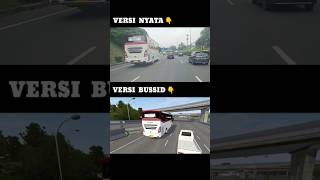 Bus Po Primajasa Versi Nyata VS Versi Bussid Bus Simulator Indonesia #shorts