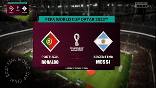 FIFA WORLD CUP FINAL | QATAR 2022 | PORTUGAL VS ARGENTINA | LUSAIL STADIUM | GAMEPLAY | XBOX